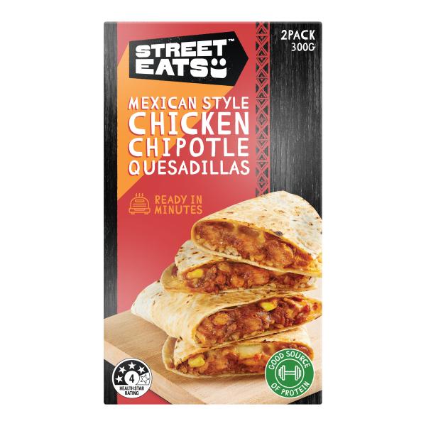Street Eats Chicken Chipotle Quesadillas 