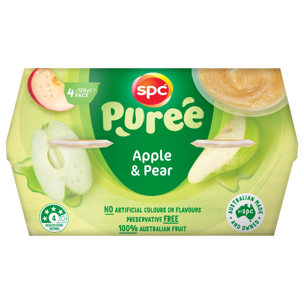 SPC Apple Puree 4 x 120g