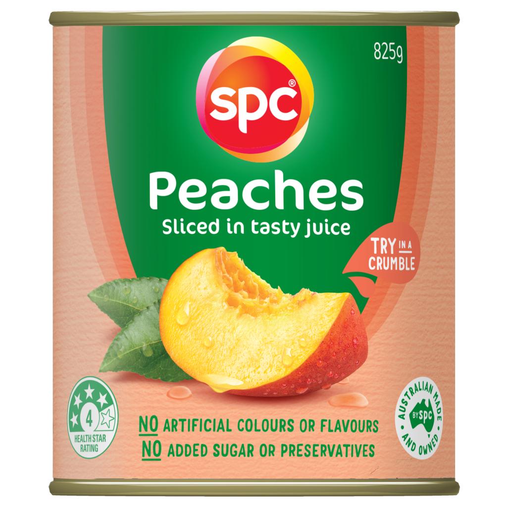 SPC Peaches Sliced 825g