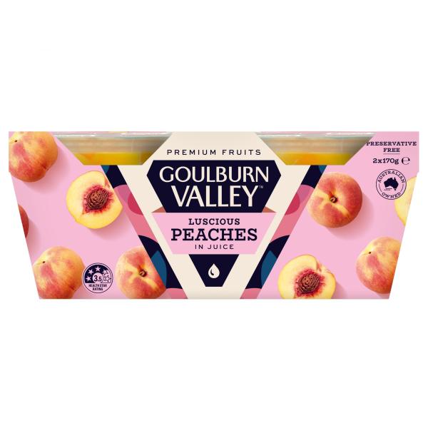 Goulburn Valley Peaches 2 x 170g 
