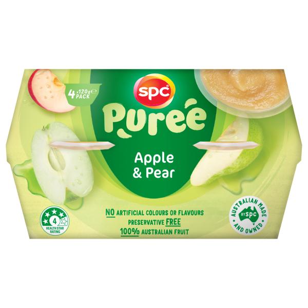 SPC Apple Puree 4 x 120g
