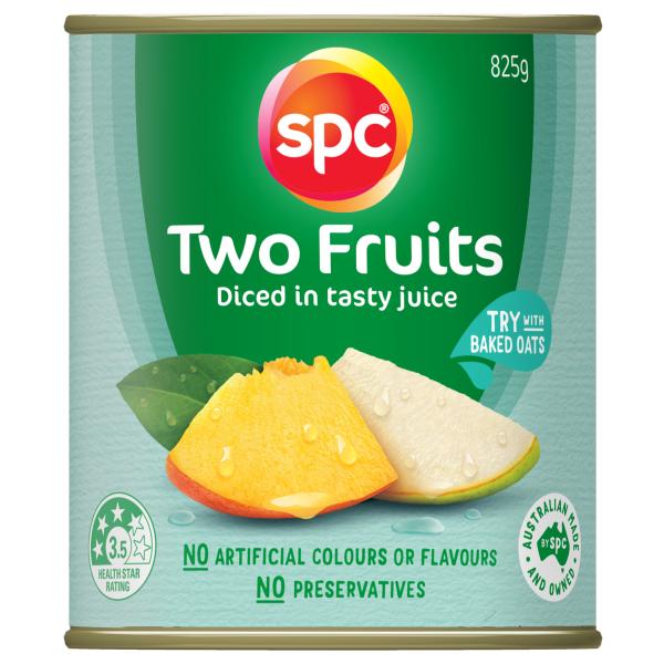 SPC Two Fruits Diced in Juice 825g